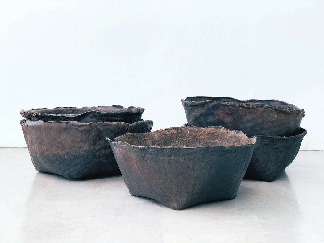 Antique Leather Bowls