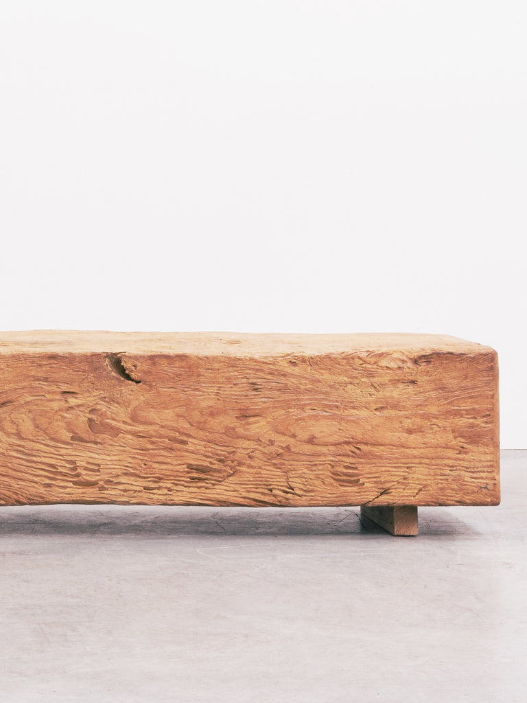 Antique Log Benches