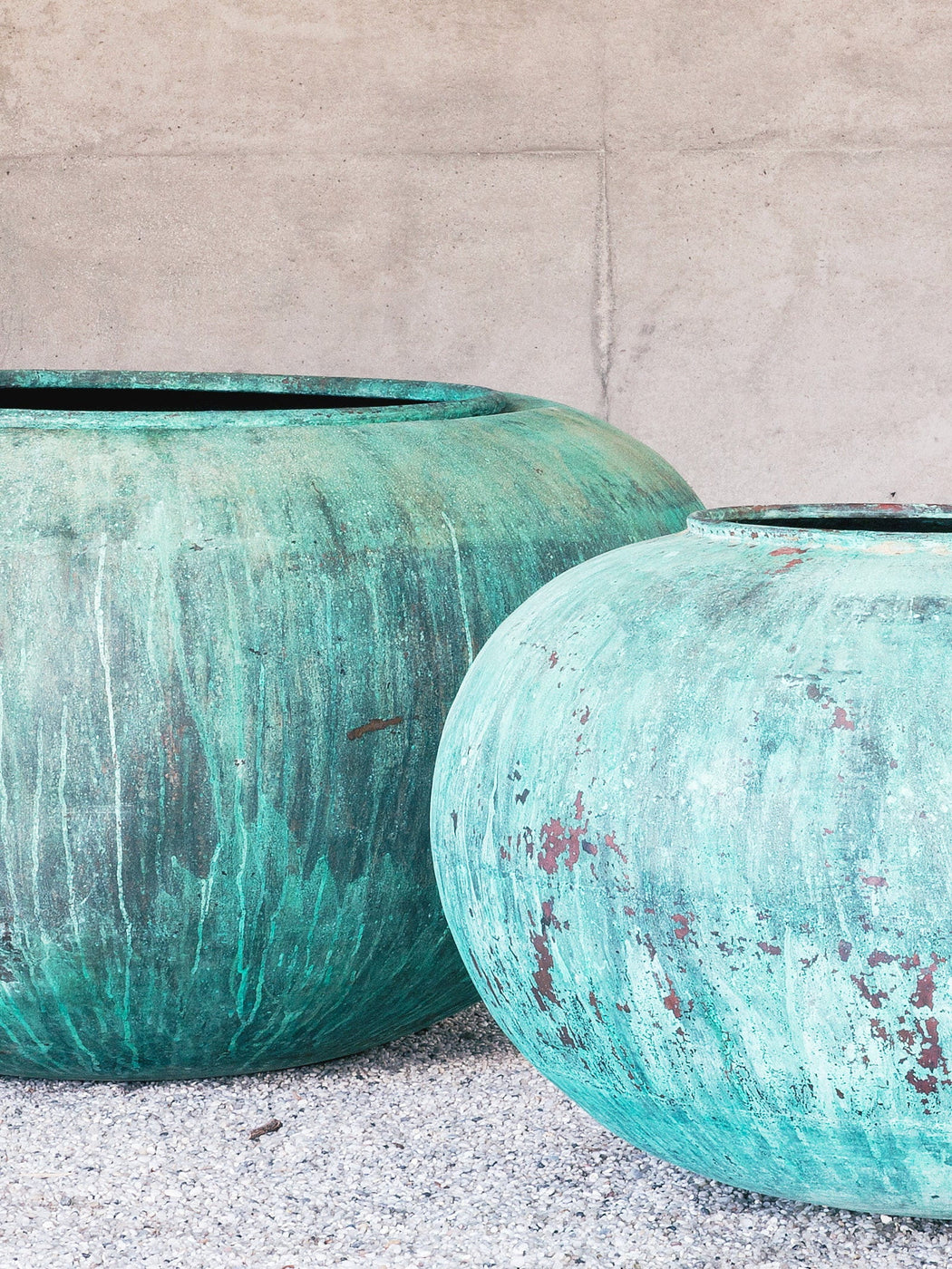 copper planter pots Antique Copper Pots