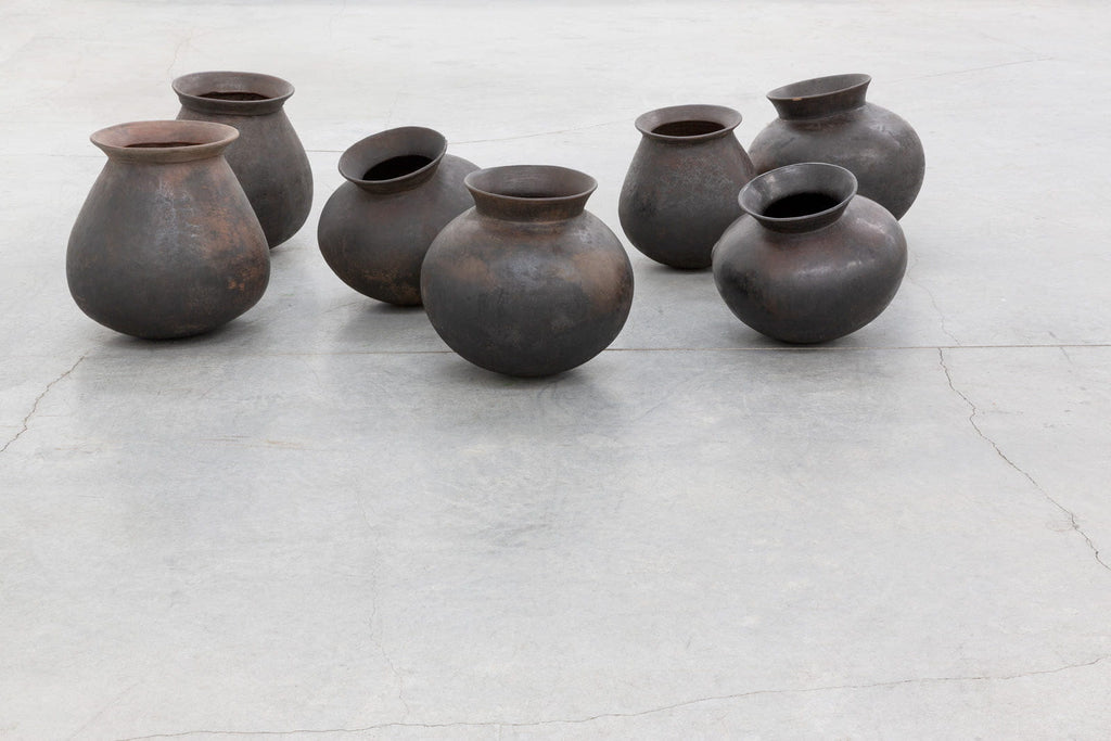 Antique decorative small pots